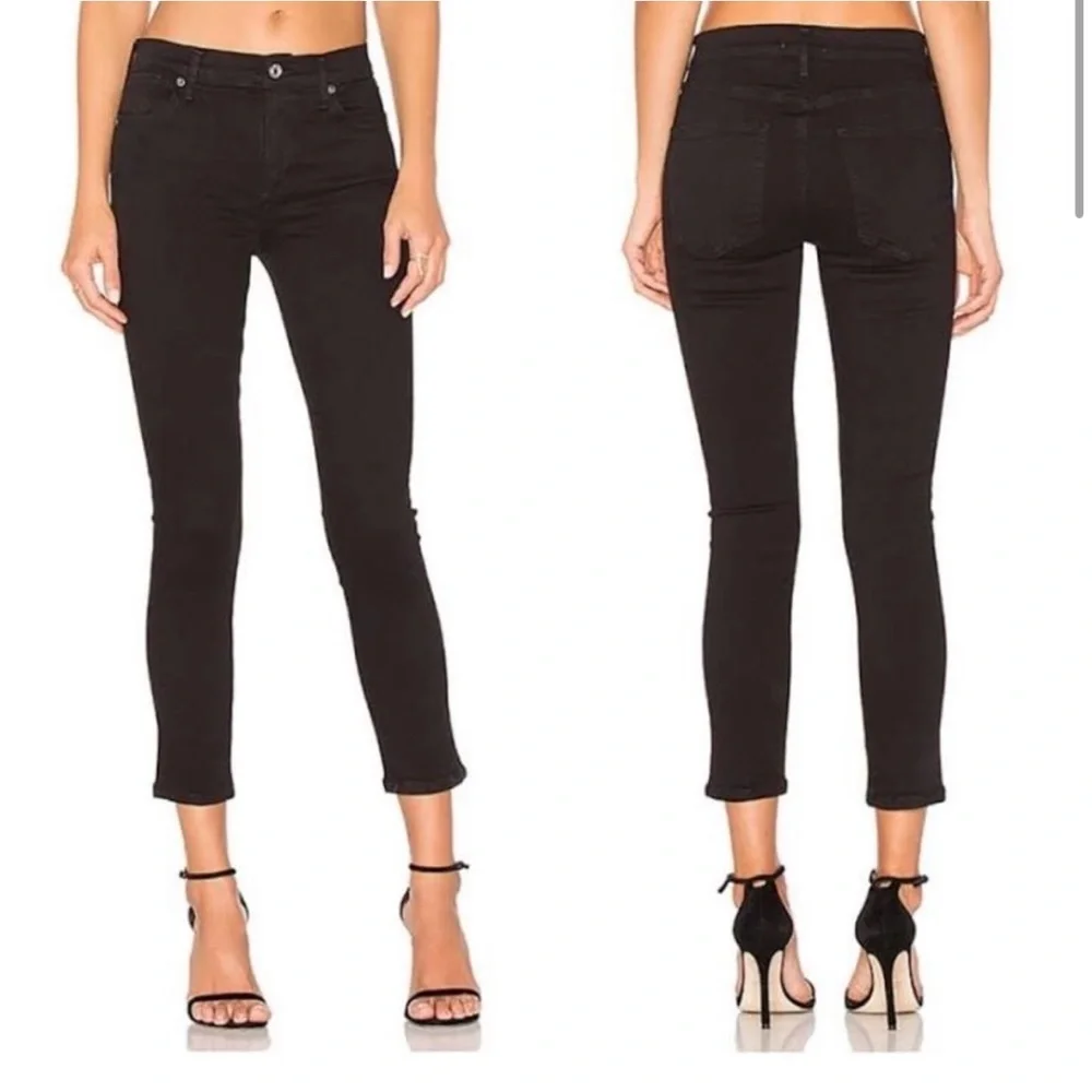 • Agolde • Women’s The Valerie Crop Skinny Jeans Premier Dark Blue 27